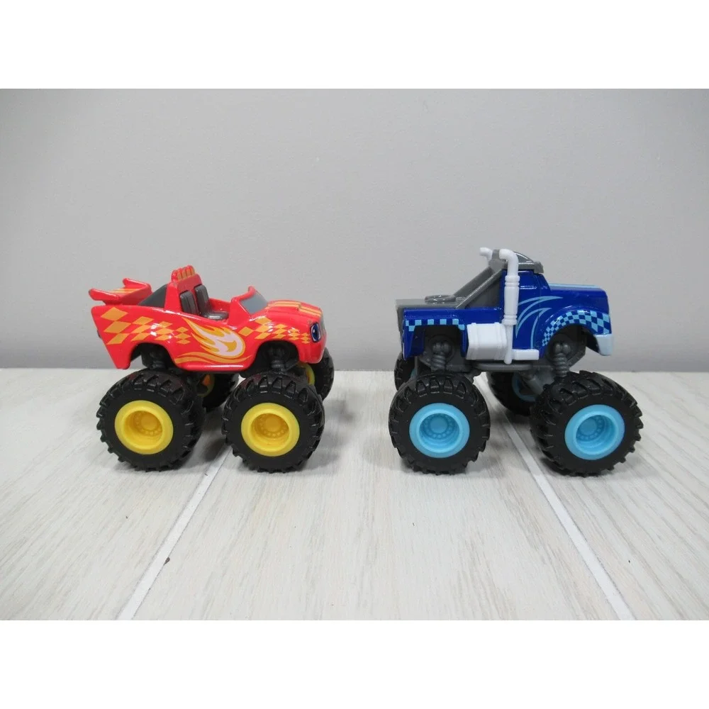 Blaze & the Monster Machines die cast trucks Blaze Crusher Fisher Price used